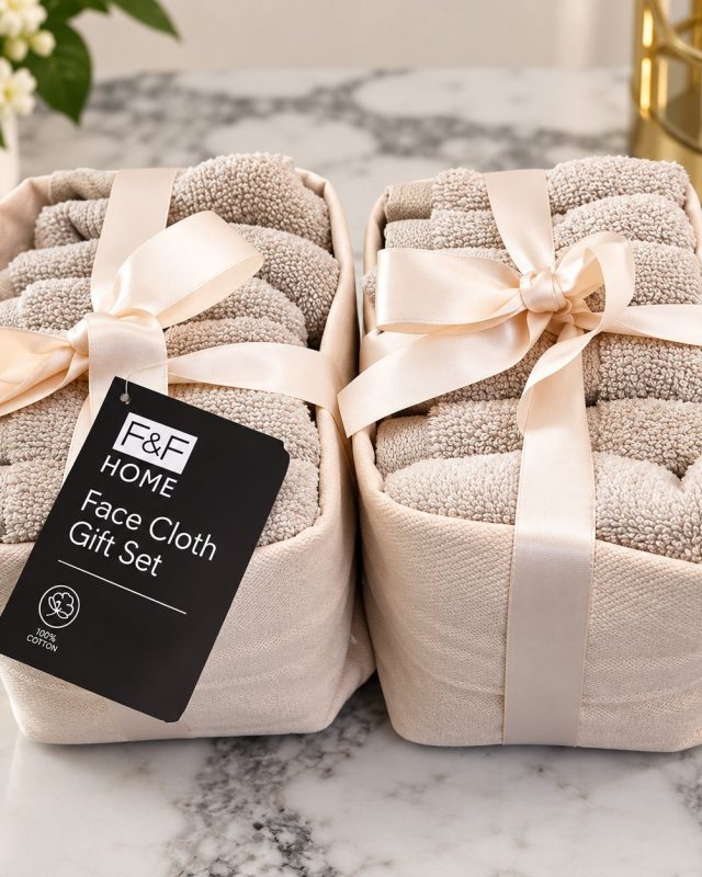 Face Towel Set (Beige)