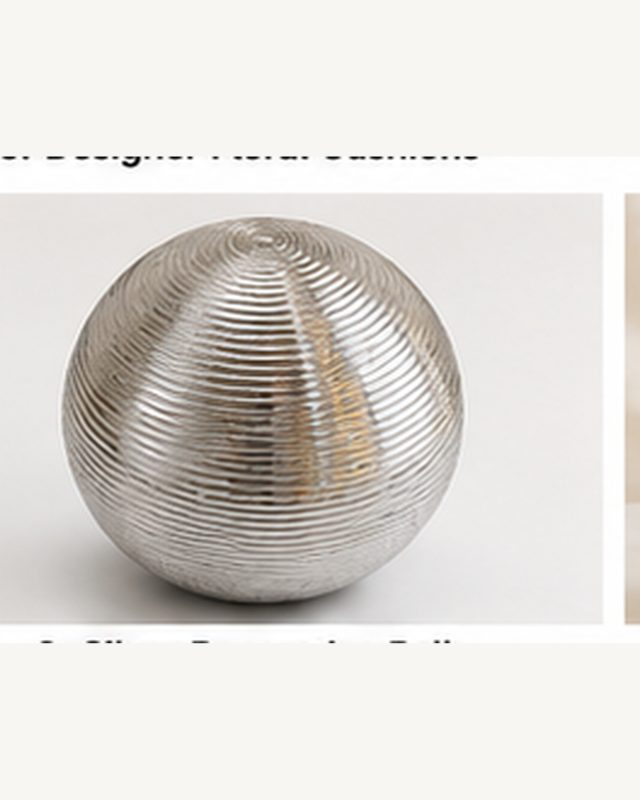 Silver Decorative Ball