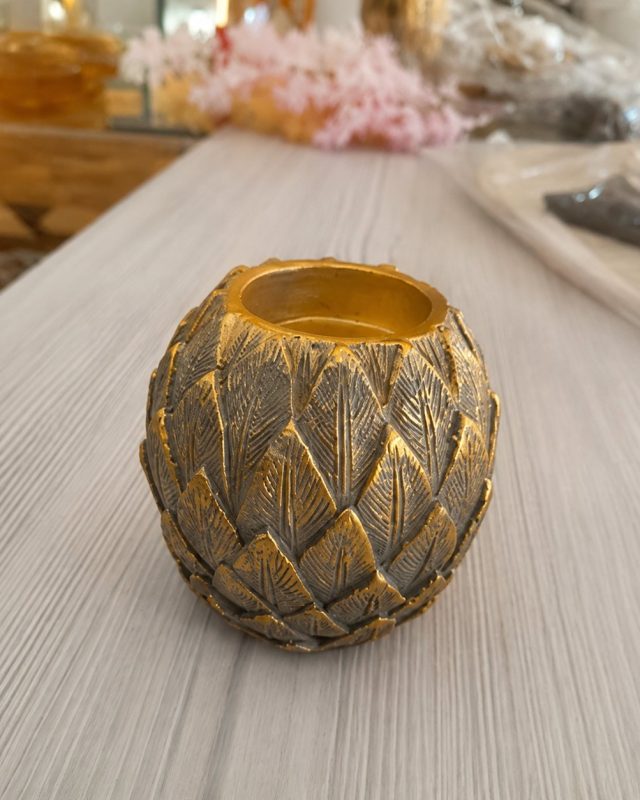 Gold & Grey Decorative Ornament
